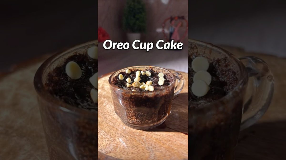 Trending Oreo Cup Cake Recipe #oreo #recipe #trending #shorts