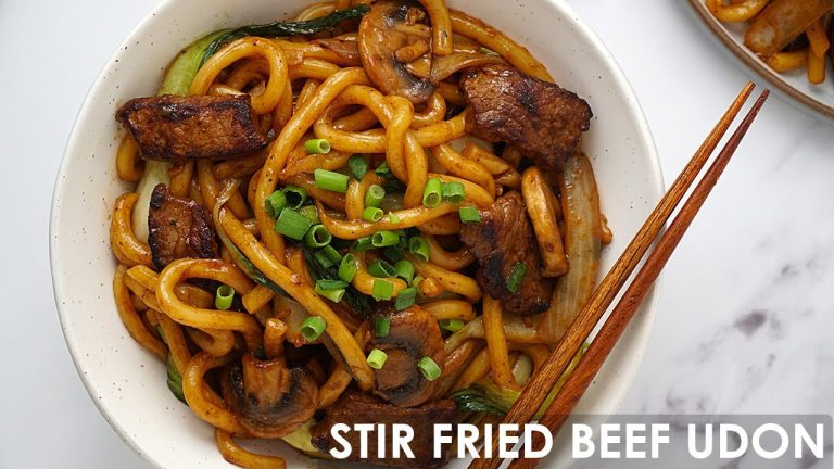 Stir Fry Beef Udon in 20mins | Easy Stir Fried Udon Recipe