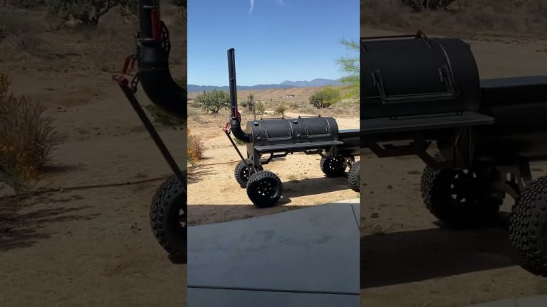 For the Haters….. our offroad package makes moving a 800+ lb. Pit by yourself a breeze💨 #bbq