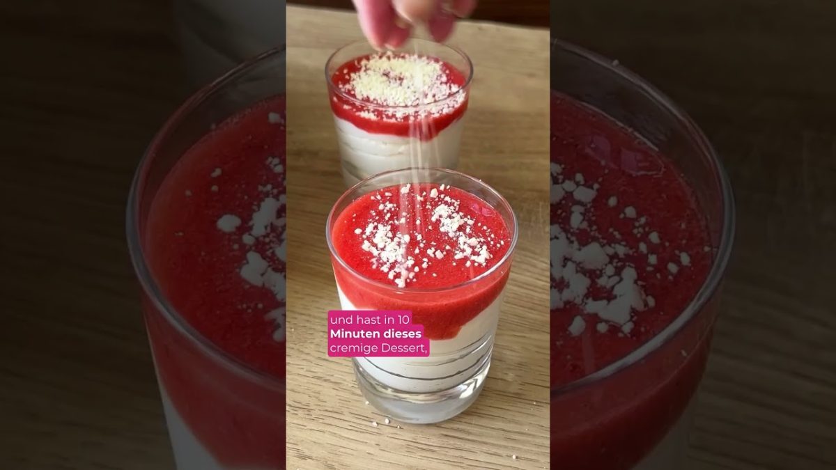 🍝 Spaghetti-Eis Dessert ohne Eismaschine – Blitzrezept in 10 Minuten | Thermomix® Rezept