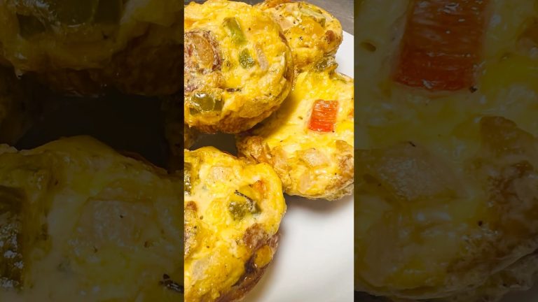 Egg Muffins #food #easyrecipes #cooking #recipe #simple #foodie #easy #breakfast