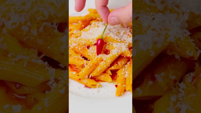 How to make SPICY 'NDUJA PASTA with FRSH TOMATOES #shorts