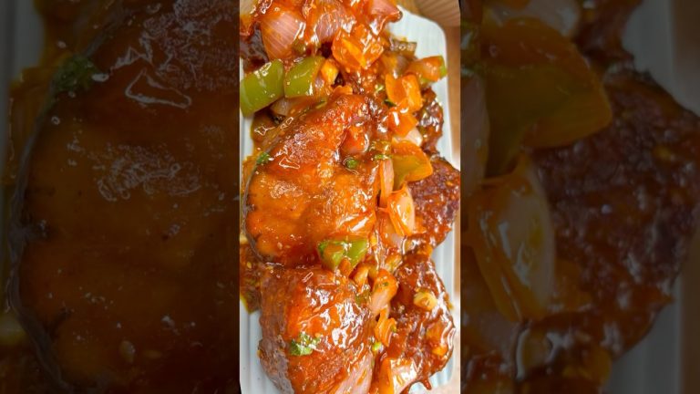 Fish Chilli👆🏻#fish #chilli #macha #odisha #odia #odiafood #cooking #easyrecipe #seafood #chilly