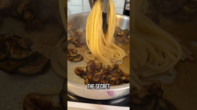 Stanley Tucci Spaghetti alla Nerano – full recipe on my TT and IG