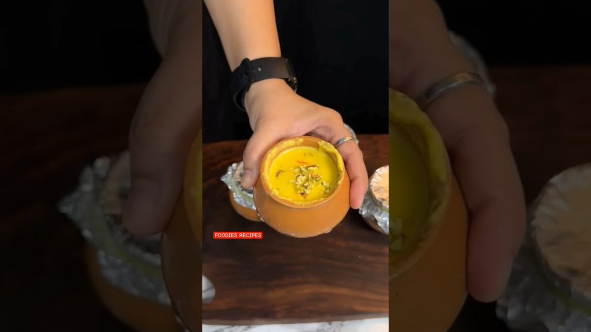 Matka Kulfi Recipe ASMR COOKING #dessert #food #asmr #recipe #cooking #youtubeshorts #shorts #short
