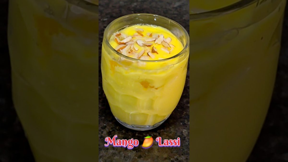 Mango Lassi mango🥭 #shorts #food #mangolassirecipe #smoothierecipes