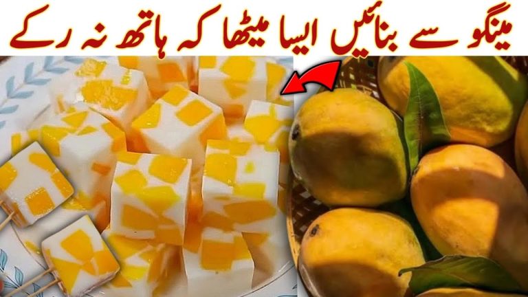 Viral Cold Dessert Recipe🔥Easy Dessert Recipe| Mango Dessert| Quick & Easy Dessert! Mango Pudding