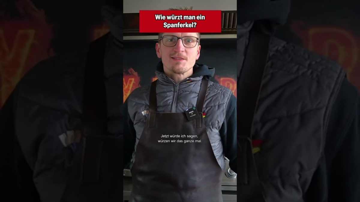 Spanferkel richtig würzen 😋 #tutorial #bbq #meat