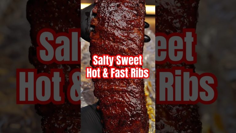 Salty Sweet Hot & Fast Ribs #bbqribs #pitbarrelcooker #smokedribs #rock #bbqrecipes #bbq #tftibbq