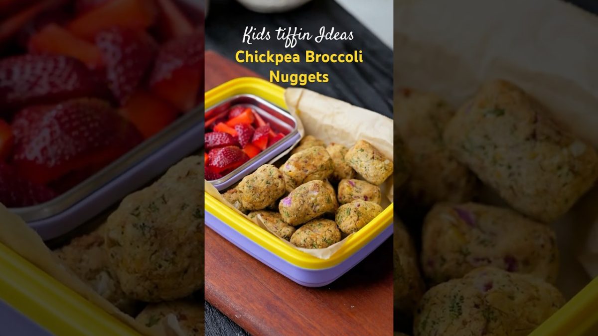 Trending Chickpea Broccoli Nuggets | Kids tiffin Box Ideas | easy Recipes #indian #schooltiffinbox