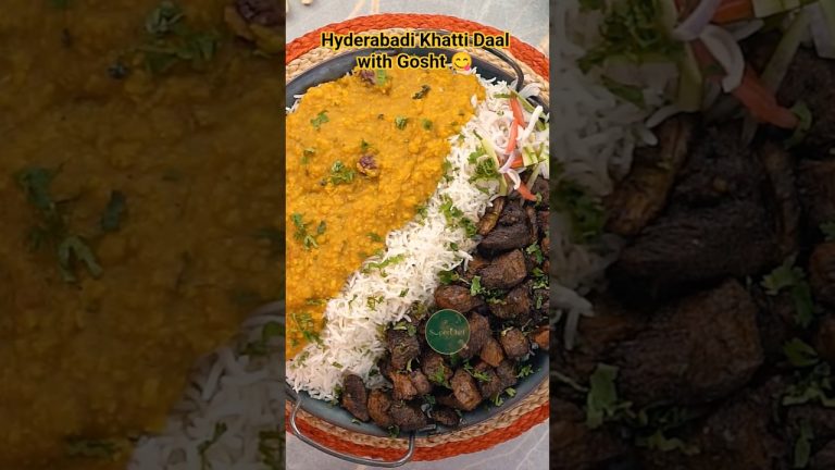 Hyderabadi Khatti Daal with Gosht Recipe #food #superchef