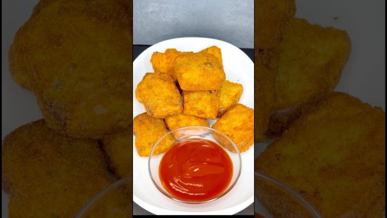 Crispy Bread Potato Bites….#asmr #snacks #youtubeshorts