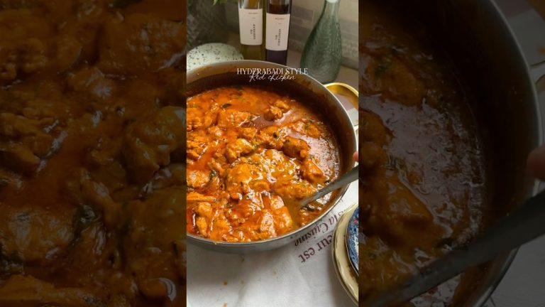 Hyderabadi red chicken |hyderabadi wedding chicken |hyderabadi recipes #chickenrecipes #chickencurry