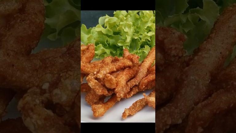 หมูเส้นทอดกรอบนอกนุ่มใน ทำง่ายมาก #ของทอด #เมนูเด็ด #ทํากินเอง #ทําอาหารกินเอง #สวนครัวcooking