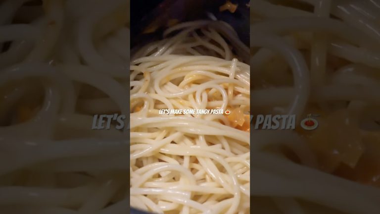 Tangy Spaghetti pasta🍝 #pastarecipe #recipe #easypasta #spaghetti #viralshorts #cooking #ytshort