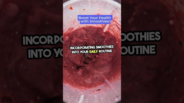 Health tips Boost Your Health with Smoothies! #health #smoothie