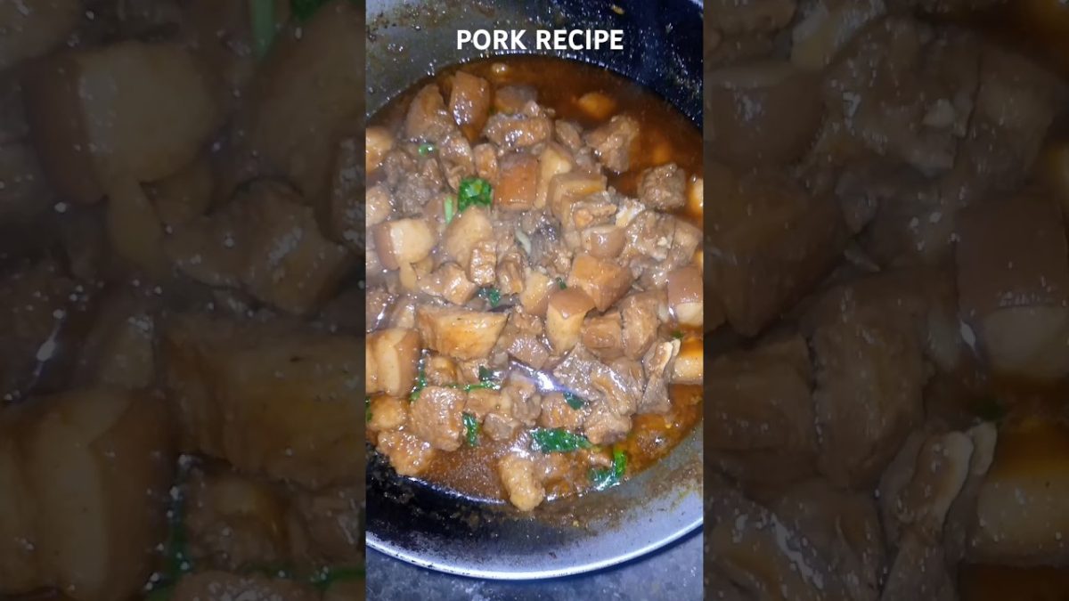 Village// Style// Pork// And// Potato//Recipe #Travel Vlogs Style// #cooking #porkrecipe