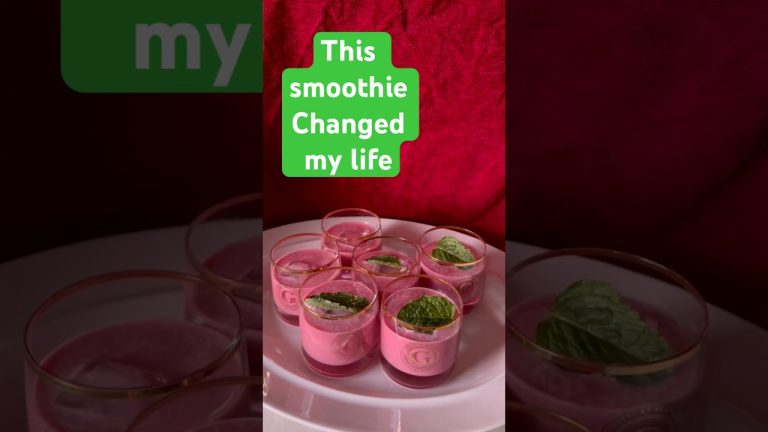 Increase your blood value with this smoothie, a healthy smoothie recipe #shorts