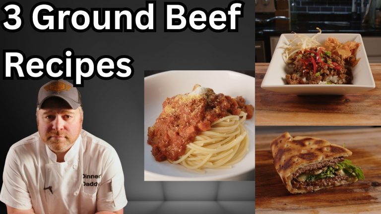 Ground Beef Recipes: 3 Easy Dinner Ideas for Busy Weeknights