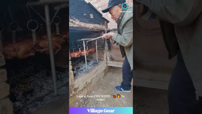 Grandpa's Mud Oven Chicken is Next Level BBQ Goals! 🔥🍗 I'm Drooling! #bbqtiktok #foodie #homemade