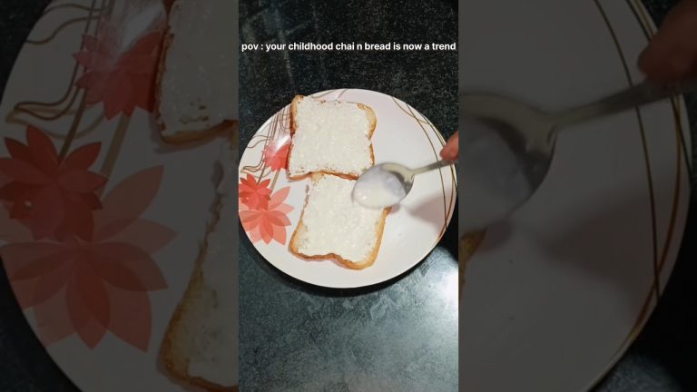 VIRAL CHAI N BREAD DESSERT RECIPE | #shorts #dessert #food #chai #recipe#viralshorts #momandminichef