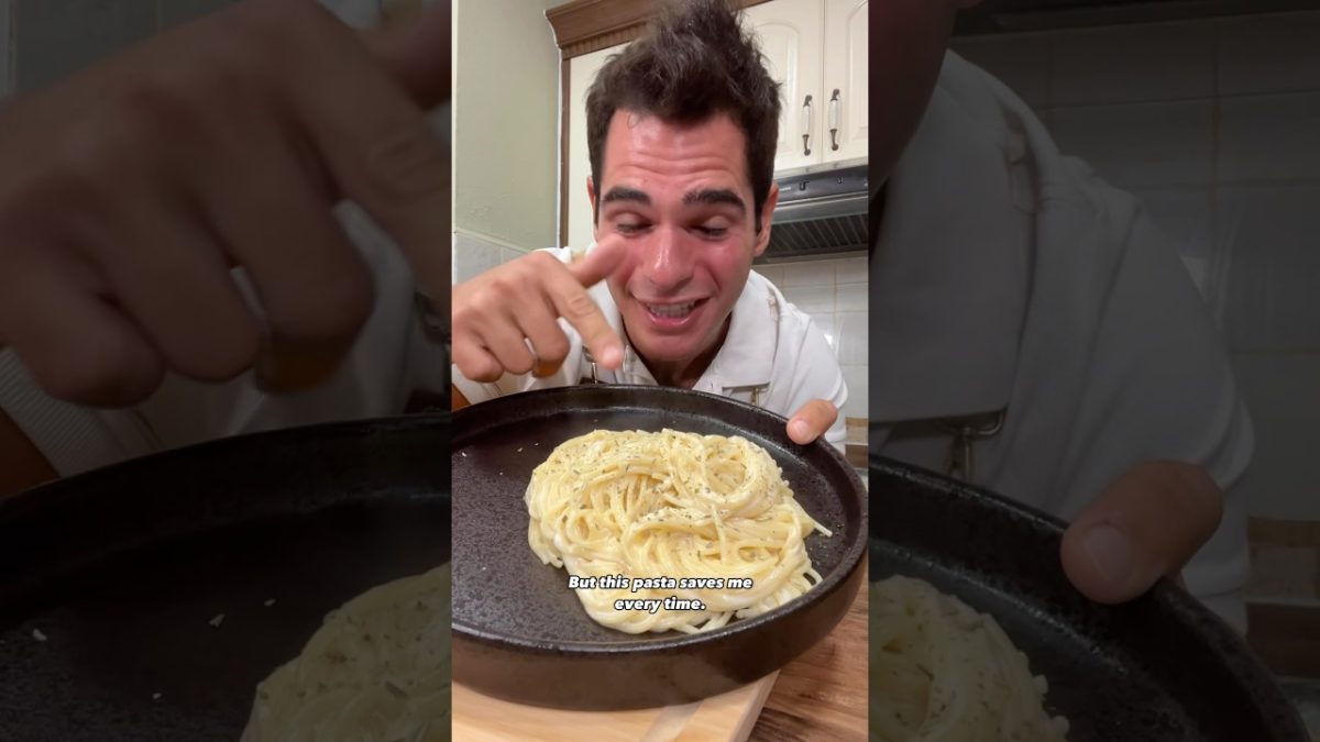 Watch this if you’re lazy!! #pasta #cooking #onepan #food #kitchen