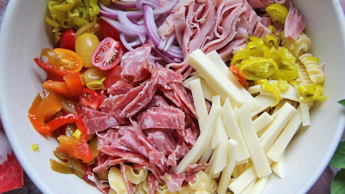 Grinder Pasta Salad – Recipe by Laura Vitale