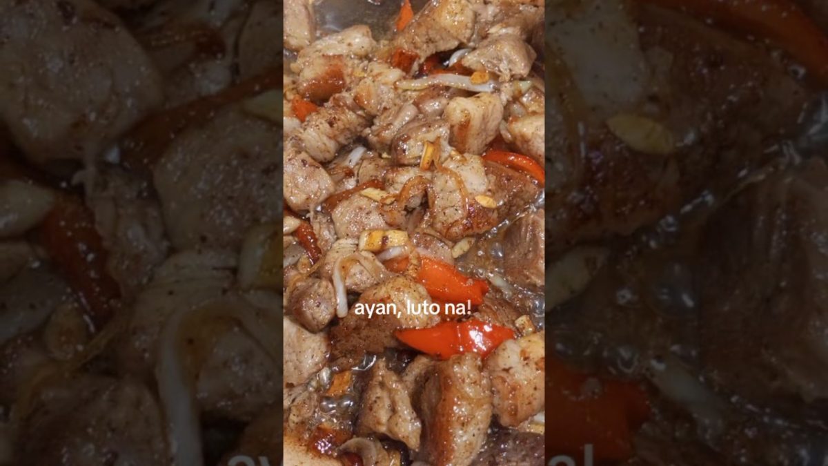 Quick & Easy pork recipe #food #filipinofood #asmr #cooking #foodie #howto #recipe #pinoyrecipe
