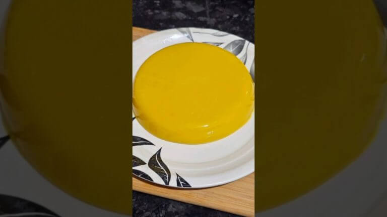 Mango Pudding | Easy Summer Dessert recipe | #shorts #mango #pudding #mangopudding #summer #dessert