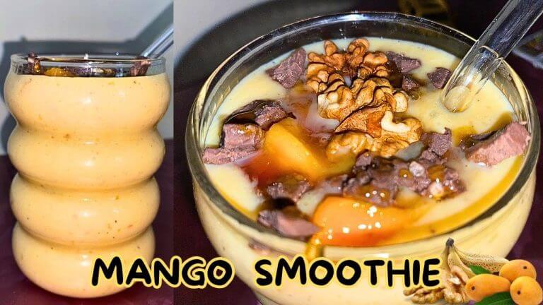 Mango Smoothie | Mango Banana Milkshake | Mango Milkshake Recipe #smoothie  #mangomilkshakerecipe