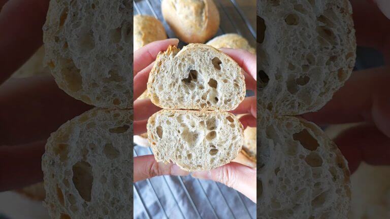 Sourdough discard mini loafs  #bread #artisanbread #short #sourdough #recipe