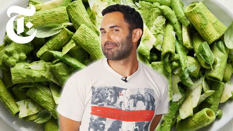 I’m Obsessed With This Extra-Green Pasta Salad | Andy Baraghani | NYT Cooking