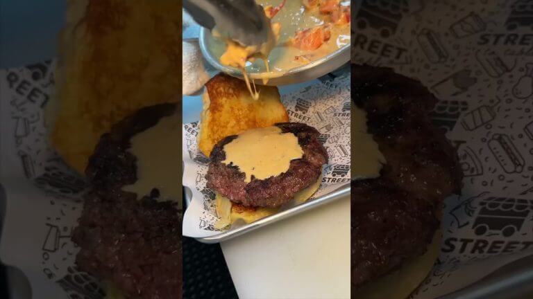 The SURF & TURF LOBSTER BURGER at Street To Table in Huntington Station on Long Island! #DEVOURPOWER