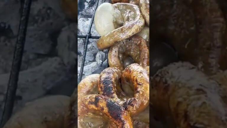 grilled sausage pork intestine   #shortsvideo #shortvideos #shorts #shortsyoutube