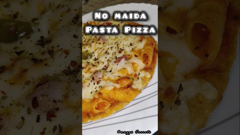 No oven, No maida Pasta Pizza #viralvideo #trending #cooking #recipe #pasta #pizza #foodie #healthy