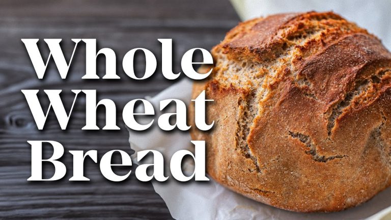The Most Simple Whole Wheat Bread | 4-Ingredients Bread Recipe