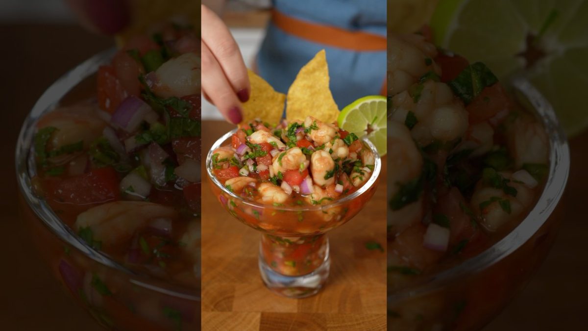 The Easiest Shrimp Ceviche Recipe!