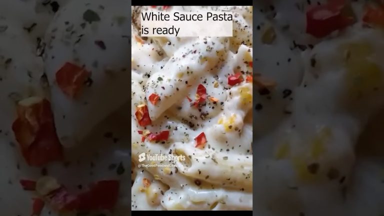 White sauce pasta#trending#food#recipe#cooking#foodie#breakfast#shorts#pasta#whitesaucepasta#cheese