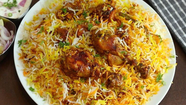 గంటలో అయిపోయే సూపర్ ఫాస్ట్ హైదరాబాదీ చికెన్ దమ్ బిర్యానీ😋 Chicken Dum Biryani Recipe In Telugu 👌