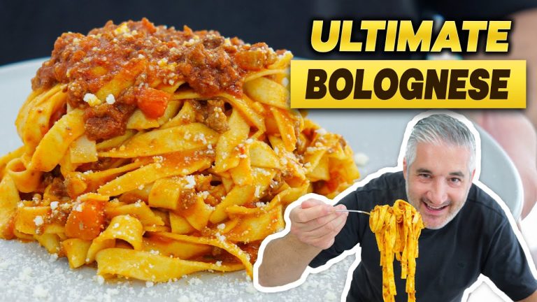 I Went to Bologna to Make the BEST BOLOGNESE SAUCE Recipe For You