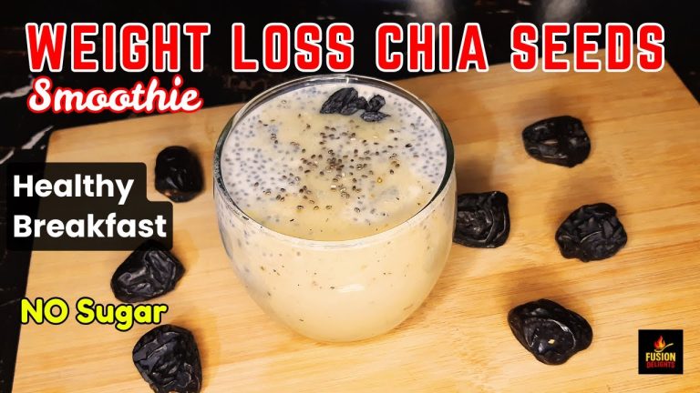 Chia Seeds Smoothie | Weight Loss Drink By Fusion Delights | Healthy Breakfast Ideas