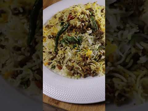 How To Make Keema (Beef) Biryani | #Shorts Recipes