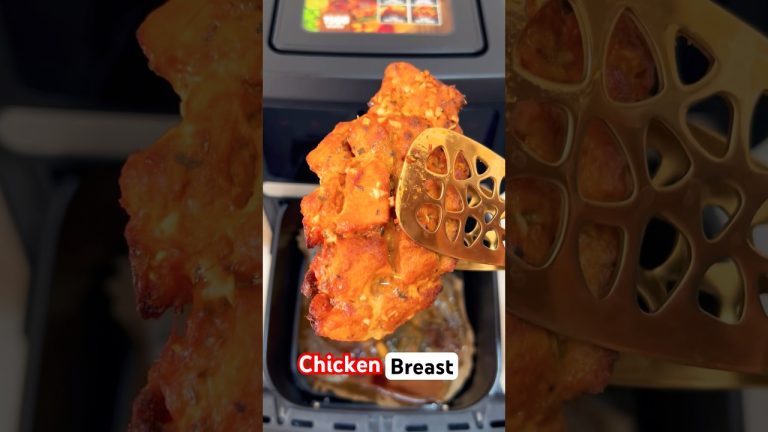 Air-fried juicy chicken breast #viralchicken #juicy #airfryer #trending #shorts