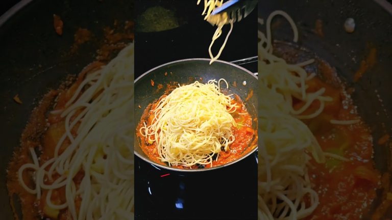 Yummy Arrabbiata Spaghetti 🍝😋