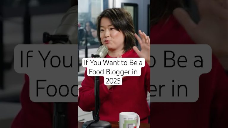 Advice on Becoming a Food Blogger in 2025