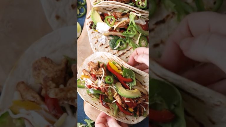 Easy Chicken Fajitas Recipe