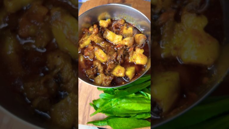 Yummy & Juicy Pork Tomato Fry | Northeast Indian Pork Recipes | oma bedorjwng fanthao ambu #ytshorts