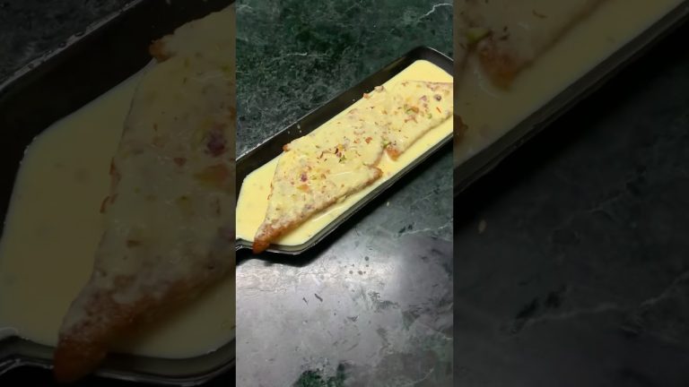 Shahi tukda recipe😋 #recipe #shahitukda #dessert  #shorts