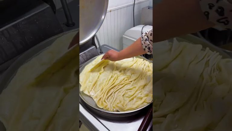 Flat crispy crepe fry #youtubeshorts