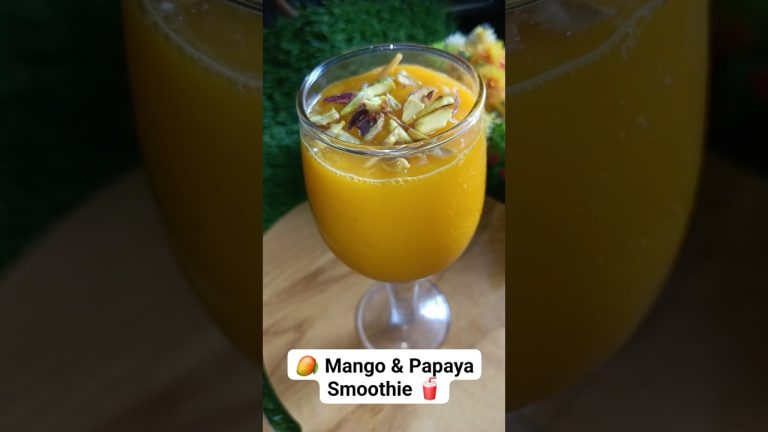 Smoothie 🥤😋 #shorts #youtubeshorts #trending #smoothie #mangosmoothie #smoothierecipes #food #mango